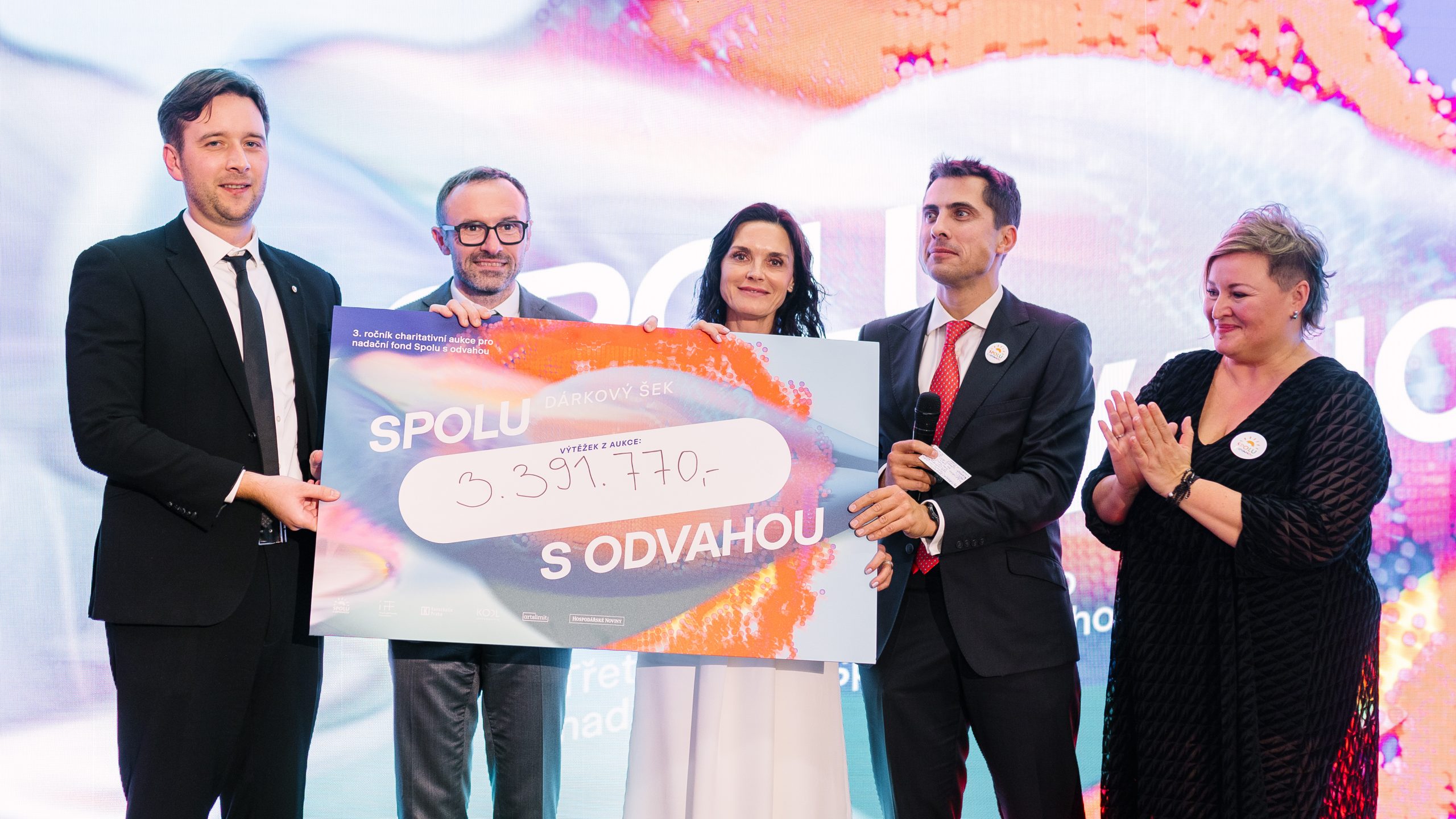 What we have raised at the Auction at Kunsthalle last year.